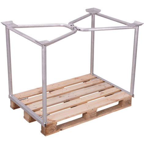 VARIOfit Palettenaufsatz Typ 65 verzinkt 1.200 x 800 mm Nutzhöhe 1.000 mm (1/2)