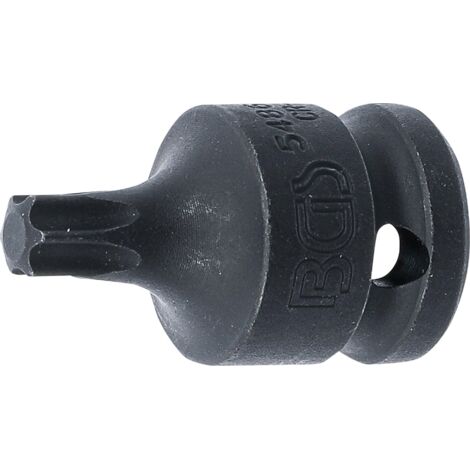 BGS Kraft-Bit-Einsatz 5486-T50, Antrieb Innenvierkant 12,5 mm (1/2"), T-Profil (für TX) T50 (1/3)