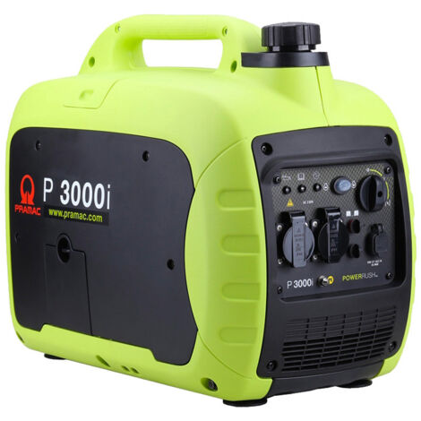 PRAMAC Inverter Stromerzeuger P3000i Benzin max 2,5kW/ Dauer 2,3kW 2x230V/16A