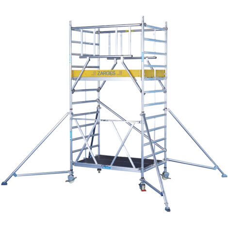 ZARGES Compactmaster S-PLUS 2T - Klappgerüst Arbeitshöhe 4.60 m (1/4)