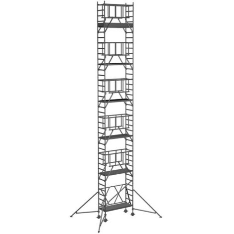ZARGES Compactmaster S-PLUS 2T - Klappgerüst Arbeitshöhe 12.40 m (1/4)