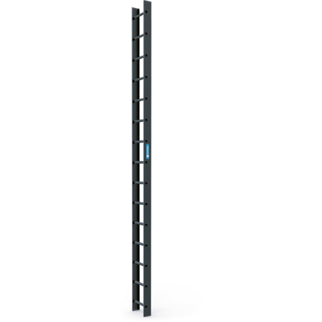 ZARGES Dachleiter 4.2 m Anthrazitgrau 15 Sprossen (1/2)