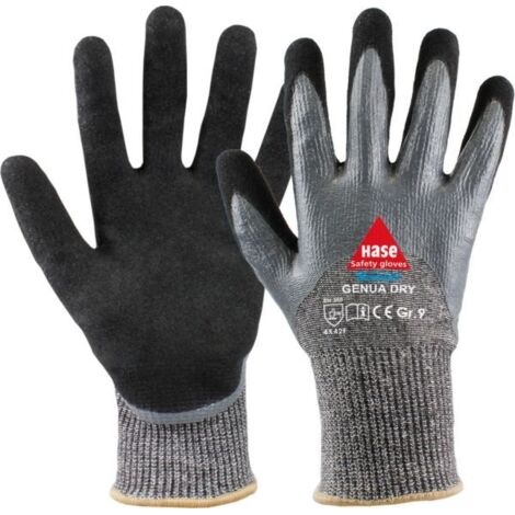 Hase Schnittschutzhandschuhe Genua Dry Größe 7, Dyneema 10 Stk (1/2)