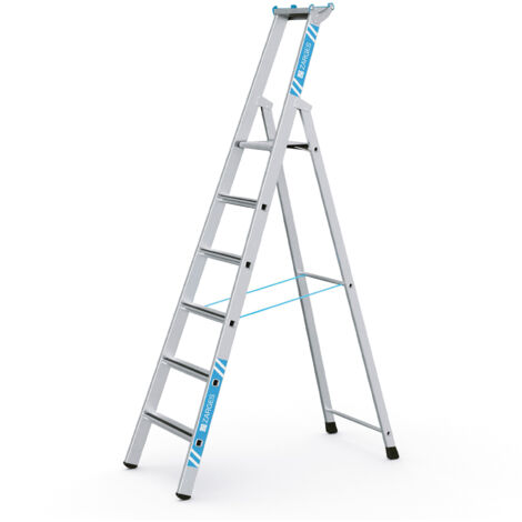 ZARGES Saferstep S - LM-Stufen-Stehleiter 7 Stufen (1/5)