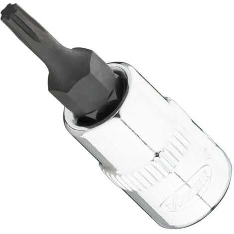 VIGOR T+ Schraubendreher-Einsatz, V7037-IP10, 1/4 Zoll (6,3 mm) Vierkant, T+ Profil, SW T10+ (1/2)