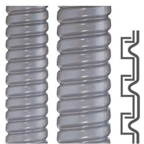 Flexa Metallschutzschlauch flüssigkeitsdicht SPR-PVC-AS AD27/10gr 10 Stk (1/2)