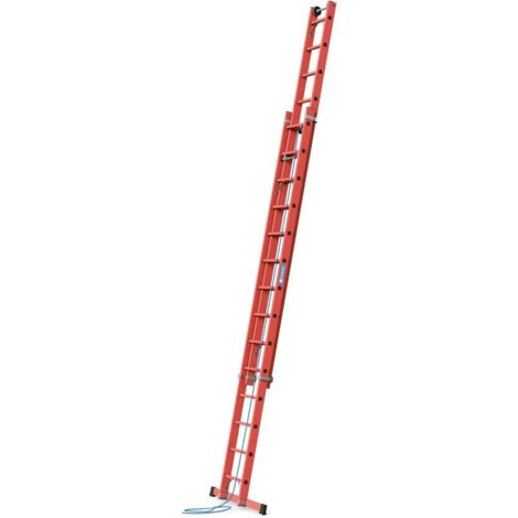 ZARGES Skyline EFA 2E - GFK-Seilzugleiter 2 x 14 Sprossen (1/3)