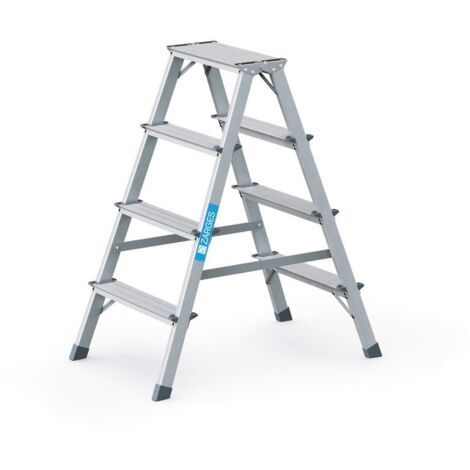 ZARGES Stufen-Stehleiter Stufen 2x4 STRECKE (1/3)