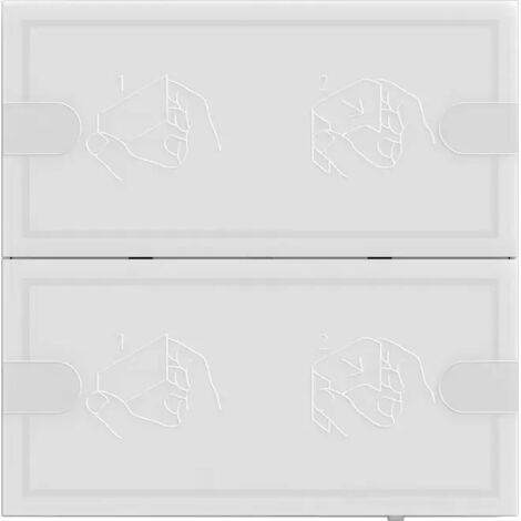 Gira KNX Tastsensor 4 Komfort 2f TS4 ws 5002003 (1/2)