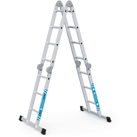 Zarges Multitec M - Vielzweckleiter 2x3 + 2x4 Sprossen (1/5)