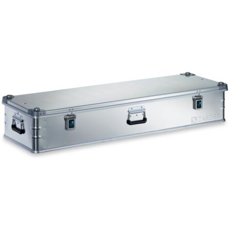 Aluminiumbox L1400xB450xH250mm 119l m.Klappverschluss u.Alu-Stapelecken (1/5)