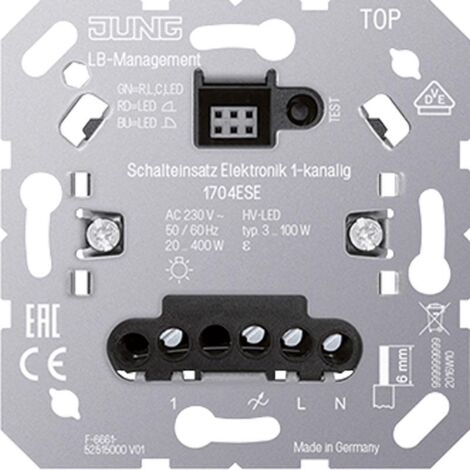Jung Schalteinsatz Elektronik 1-kanalig 1704 ES E (1/5)