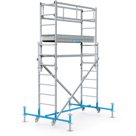 Fahrgerüst Arbeits-B800xL2300mm Alu.Gerüsthöhe 2310-3520mm 2 kN/m² (1/5)
