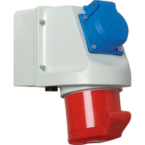 Walther Werke Mini-Kombi Wanddose 32A 5P400V6h+Schutz.IP44 135 (1/3)