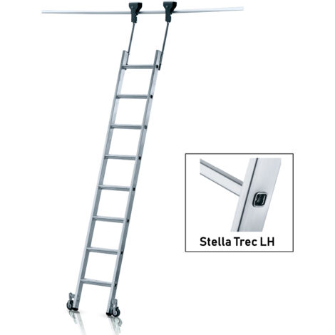 ZARGES Stella Trec LH - LM-Sprossen-Regalleiter 12 Sprossen (1/5)