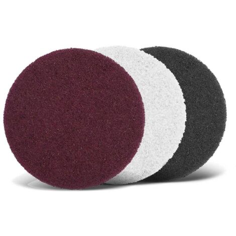MENZER Fleece Schleifvliese, 225 mm, f. Trockenbauschleifer, Faservlies (10 Stk.) Polierstufe