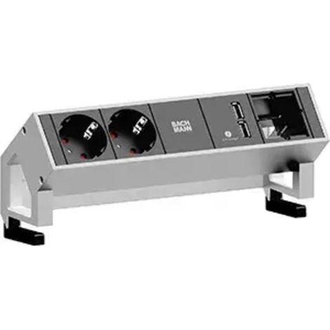 Bachmann Steckdoseneinheit ws 2xSchutzk.1xUSB1xABD 902.228 (1/2)