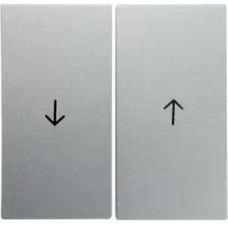 Berker Wippe alu matt mit Symbol Pfeil 16251404 (1/2)