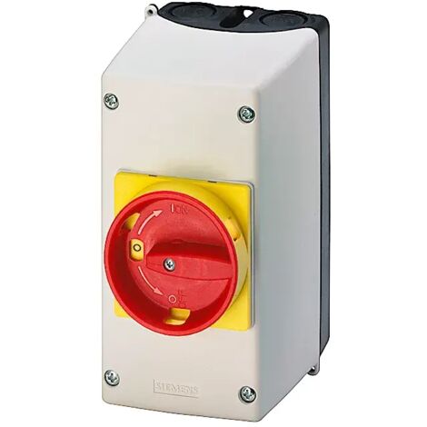 Siemens Indus.Sector Aufbaugehäuse 54mm Not-Aus 3RV1923-1FA00 (1/2)