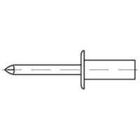 Gesipa CAP-Blindniete Alu/A 2 3,2 x 8 S 500 Stk