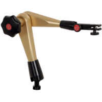 HG Hydraulisches Messstativ-Gestänge (ohne Fuß) mit mechanischer Feineinstellung am Uhrenhalter, Ausladung: 550 mm