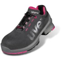 UVEX 1 ladies Sicherheits-Halbschuh Gr. 41 W11 S2 ESD SR grau/pink 8562.8