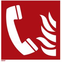 Brandschutzzeichen Brandmeldetelefon, Typ: 11200