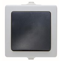 Kopp Kreuzschalter AP/FR Nautic grau