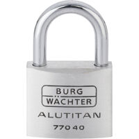 Burg-W Vorhangschloss aus Aluminium 770 40 Alutitan