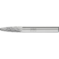 PFERD Hartmetall Frässtift Rundbogen RBF Ø 06x18 mm Schaft-Ø 6 mm Z4 universal mittel fein