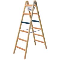 Iller Breitsprossen Stehleiter Professional ERGO 2x8 Sprossen