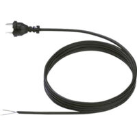 Bachmann 246186 Strom Anschlusskabel Schwarz 5.00 m