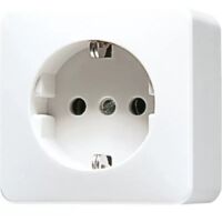 Jung SCHUKO® Steckdose, 16 A 250 V , 47 mm, AP 600, alpinweiß 620AWW