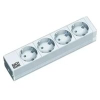 Bachmann 10Zoll Steckdosenleiste 1HE, RAL7035 333.0122