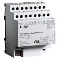 Gira Heizungsaktor 6f basic KNX REG 211400