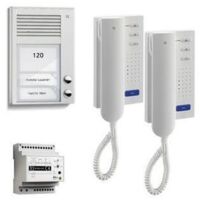 TCS audio:pack AP für 2 Wohneinheiten, mit Außenstation PAK 2 Klingeltasten AP + 2x Türtelefon ISH3130 + Steuergerät