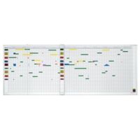 magnetoplan® Jahresplaner-Set - 7-Tage-Woche - für 80 Mitarbeiter Jahresplaner