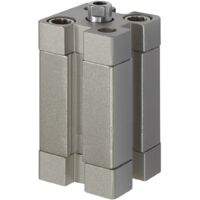 Riegler Kompaktzylinder, doppeltwirkend, IG, K-Ø 20, Hub 10, M5, ISO21287