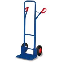VARIOfit Stahlrohrkarre Vollgummibereifung Schaufel 480 x 300 mm