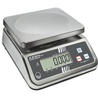 KERN 112421 Edelstahlwaage mit Staub- und