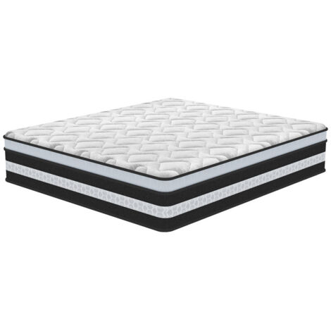 Yidatong – Matelas hybride 160x200 cm – Épaisseur 26 cm – Ressorts à poches et mousse à mémoire – Soutien optimal et perméabilité élevée