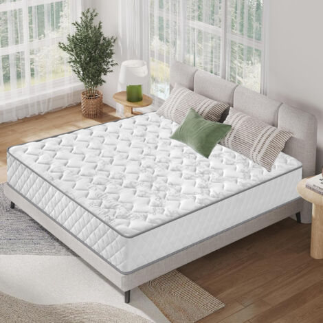 Matelas 140x190 cm Ep 21CM-Matelas mémoire de forme-Ressorts ensachés-YIDATONG-Auto Régulation Température (1/5)