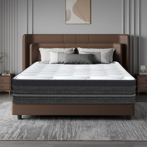 Matelas 140X200 cm,épaisseur 30 cm,niveau de dureté H3,ressorts ensachés indépendants mousse à mémoire de forme,hypoallergénique,respirant et dissipant la chaleur