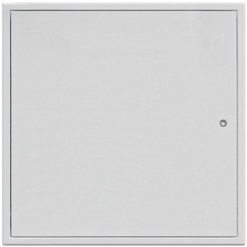 Trappe de visite HQ laquée blanche Semin - 500 mm x 500 mm - fermeture carrée - pour murs et plafonds
