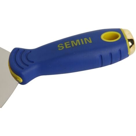 Lame pour enduire et lisser CE 78 Semin - 25 cm et un couteau US à enduire Semin - 15 cm