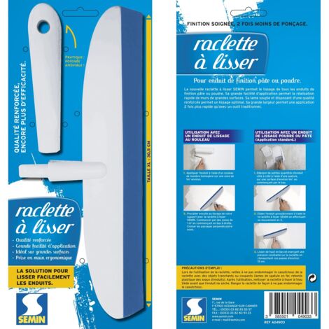 Lot de 3 raclettes à lisser Semin - 30 cm