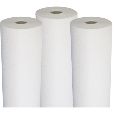 Semin – Lot de 3 toiles de verre pour murs – Motif crépi – 50 m x 1 m – Adapté aux surfaces irrégulières – Facile à poser