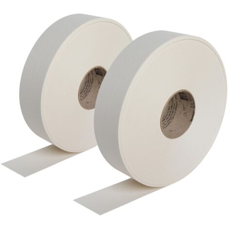 Semin – Lot de 2 bandes à joint en papier kraft 150 m – Pose rapide et invisible – Forte résistance pour plaques de plâtre – Compatible avec enduit