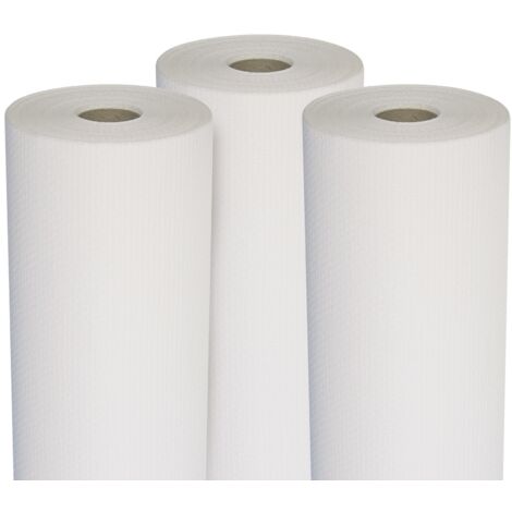 Lot de 3 toile de verre pour murs et plafonds Semin Sem Toile Eco T 023 - motif maille - 50 m x 1 m