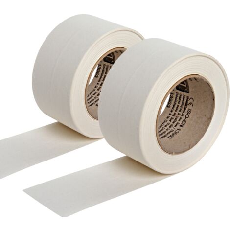 Lot de 2 bandes joint papier kraft Semin pour réaliser les joints des plaques de pâtre en association avec un enduit - 23 m sous blister (1/5)